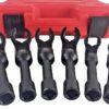 GTYPRO 6-Pcs Flexible Diesel Injector Line 3/8″ DR Socket Wrench Set Long Model (12mm-19mm)