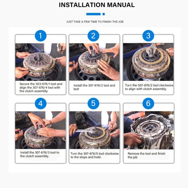 GTYPRO Dual Clutch Transmission Reinstall Reset Tool Set