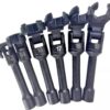 GTYPRO 6-Pcs Flexible Diesel Injector Line 3/8″ DR Socket Wrench Set Long Model (12mm-19mm)