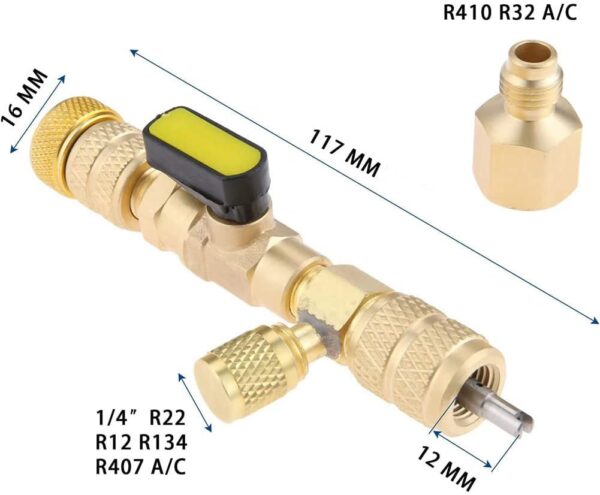 GTYPRO Valve Core Loading and Unloading Tool Remover Installer with Dual