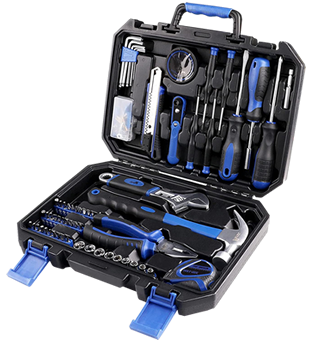 128 Piece Tool Set, PTSTEL General Household Hand Tool Kit in Amazon