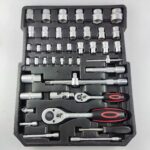 187PCS Aluminum Case Tool Kit with Rolling Case