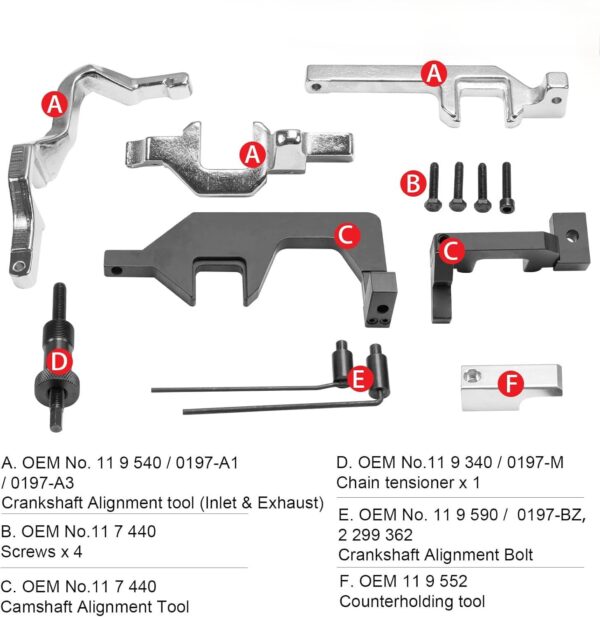 GTYPRO Mini Cooper Engine Camshaft Alignment Timing Tool Kit
