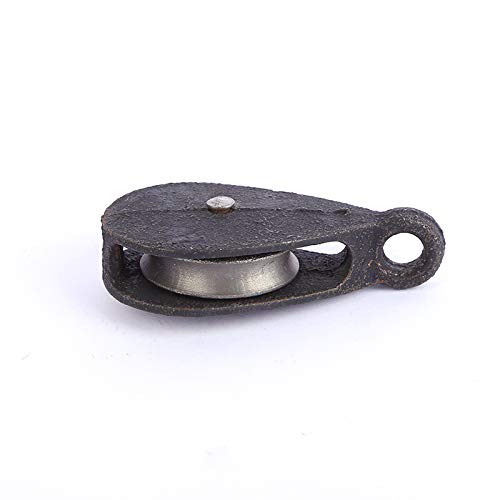 GTYPRO Mini Pulley Lifting Roller Single Pulley Block Metal Directional Swivel Lifting Pulley