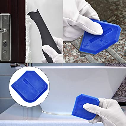 4pcs Caulking Tool Kit Silicone Sealant Grout Finishing Tool and Caulk Remover