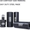 GTYPRO 30 Pieces 3/8″ Drive Master Impact Socket Set Includes Extension Bar Adapters & Ratchet Handle