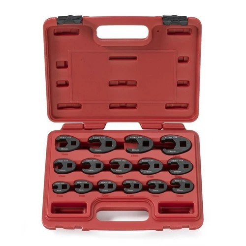GTYPRO Crowfoot Wrench Set Metric 3/8″ 15pcs