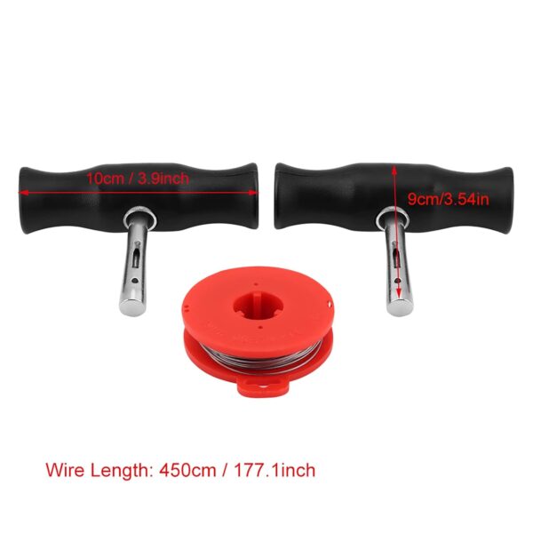 GTYPRO Car Windshield Removal Tools Kit Windscreen Window Glass Cutting Wire W/Handles