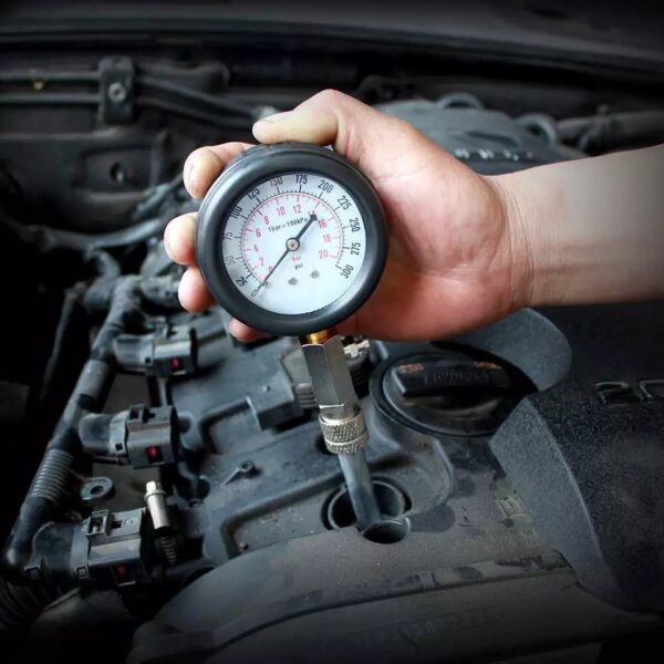 GTYPRO Cylinder Compression Tester Gas Petrol Engine Gauge Tool Kit