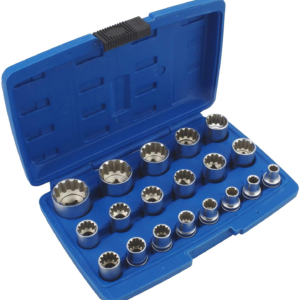 GTY-TOOLS-19-Piece-E-Profile-Multi-Tooth-8-32-mm-12-Inch-Multilock