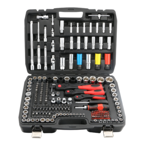 GTY TOOLS 199Pcs 1:4&3:8&1:2Socket wrench Set HT2199-1