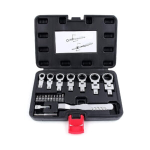 GTY TOOLS 20PCS Flex Head Ratchet Wrench Set HA3020
