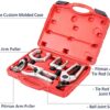 GTY TOOLS 5-in-1 Ball Joint Separator, Pitman Arm Puller, Tie Rod End Tool Set for Front End Service, Splitter Removal Kit